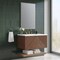 James Martin Vanities Marcello 36in Single Vanity, Chestnut w/ 3 CM White Zeus Top D200-V36-CSN-3WZ - alternate 2